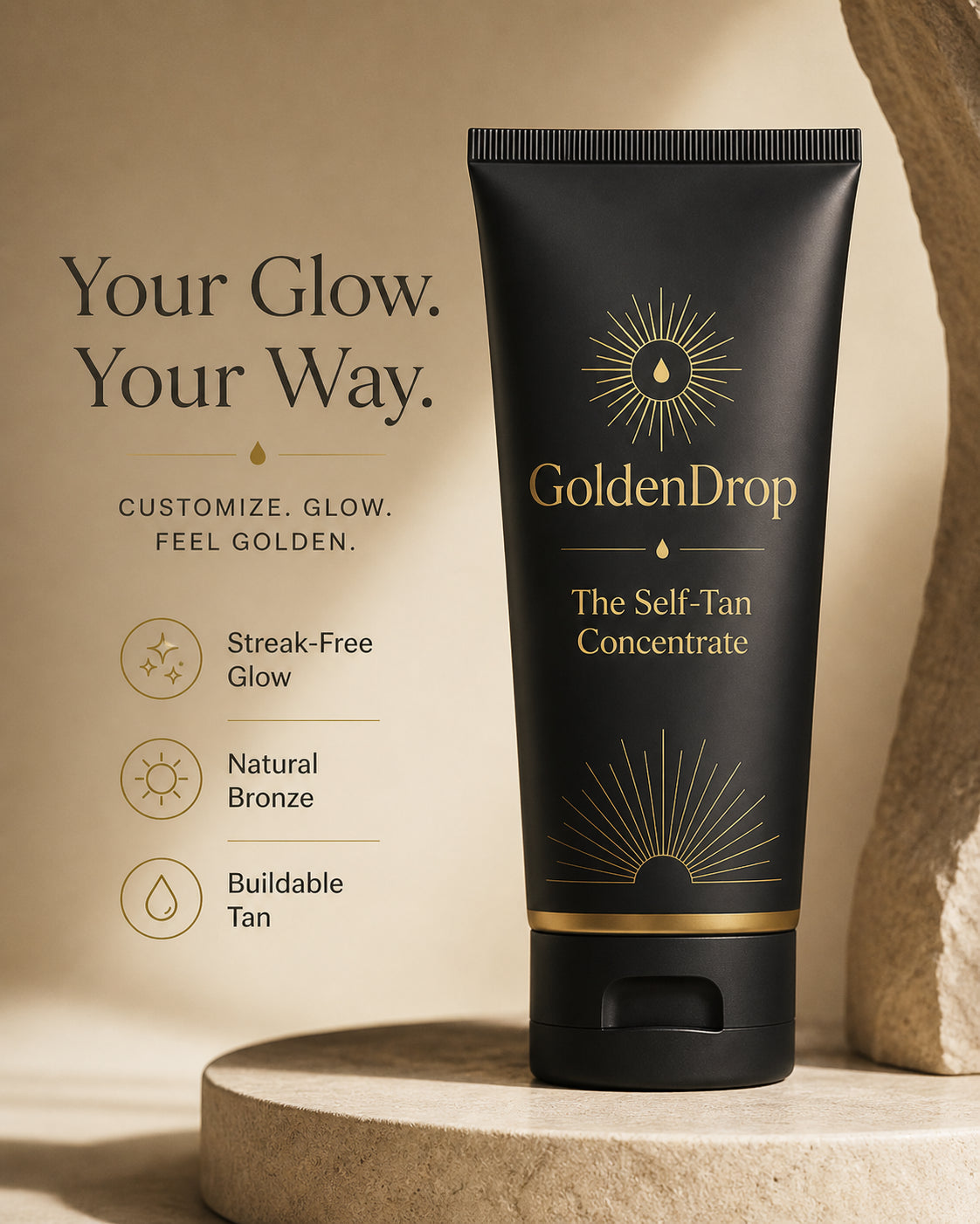 GoldenDrop Self-Tanning Lotion