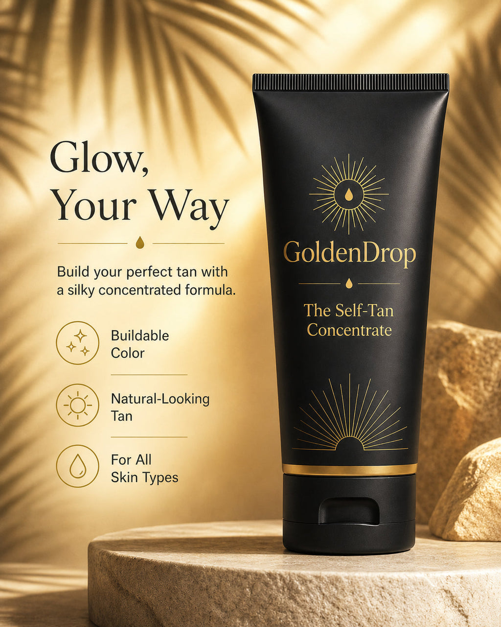 GoldenDrop Self-Tanning Lotion GoldenDrop