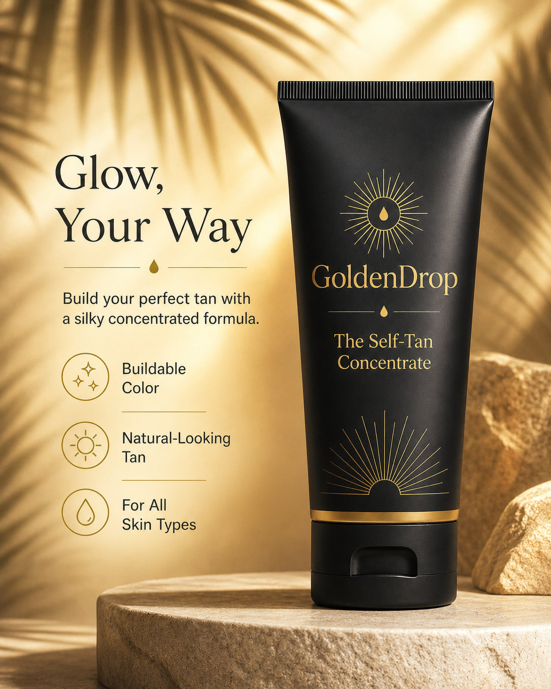 GoldenDrop Self-Tanning Lotion GoldenDrop